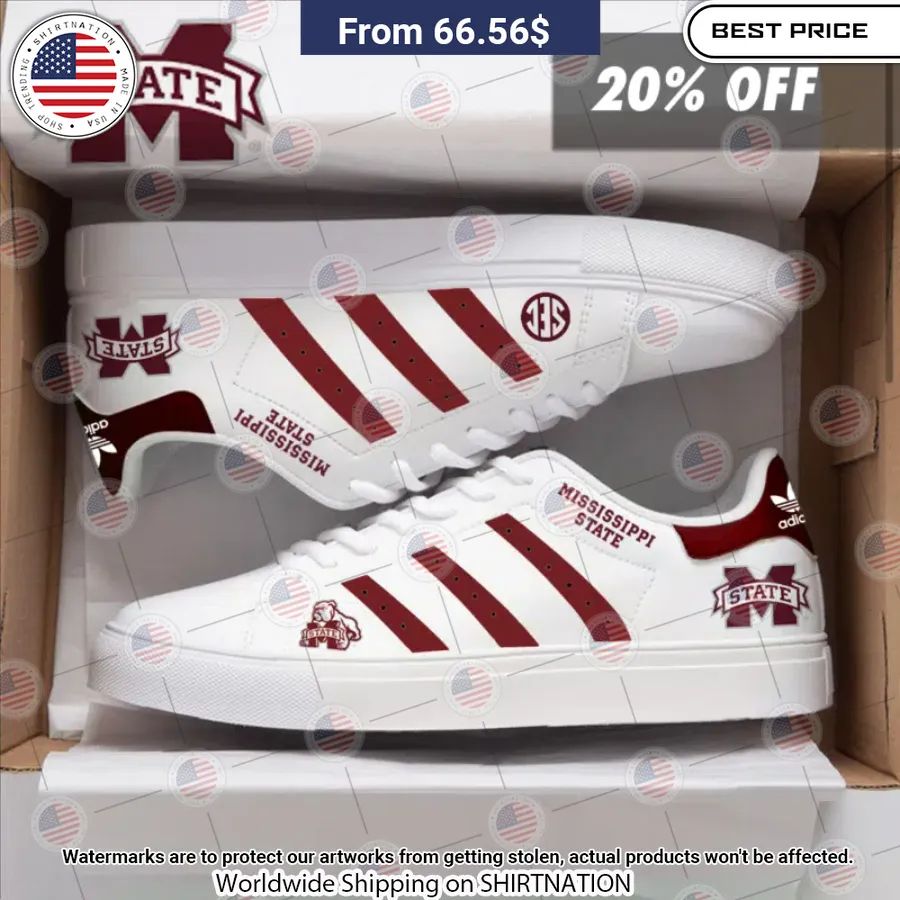 Mississippi State Bulldogs Stan Smith Shoes Handsome as usual