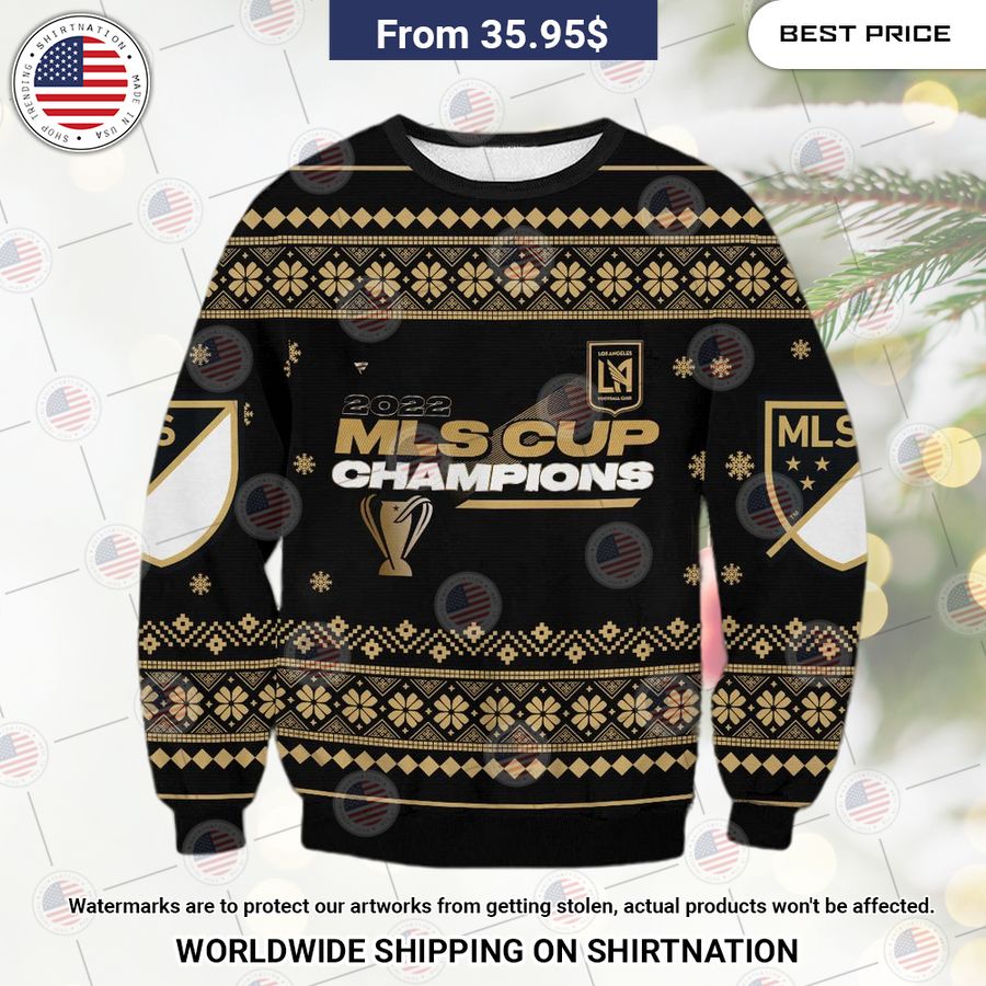 MLS Cups Champions 2022 Christmas Sweater Nice Pic