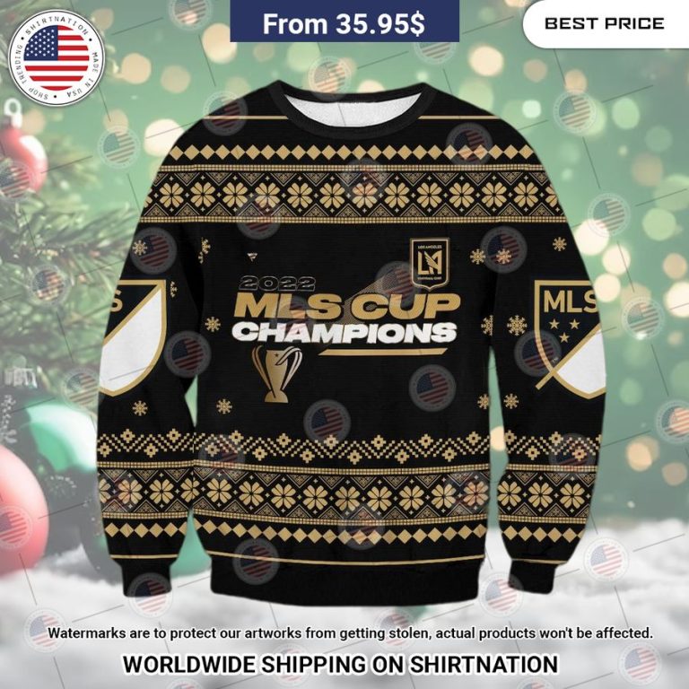 MLS Cups Champions 2022 Christmas Sweater Amazing Pic