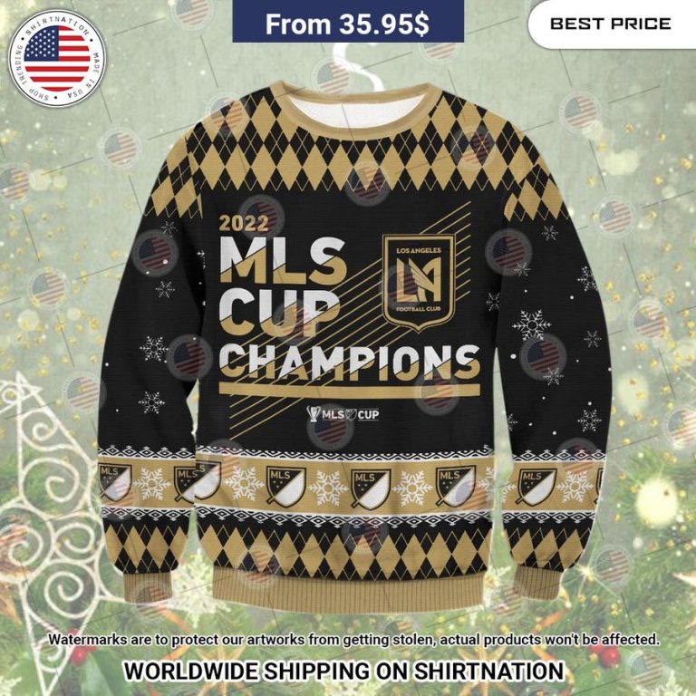 MLS Cups Champions Christmas Sweater Stunning