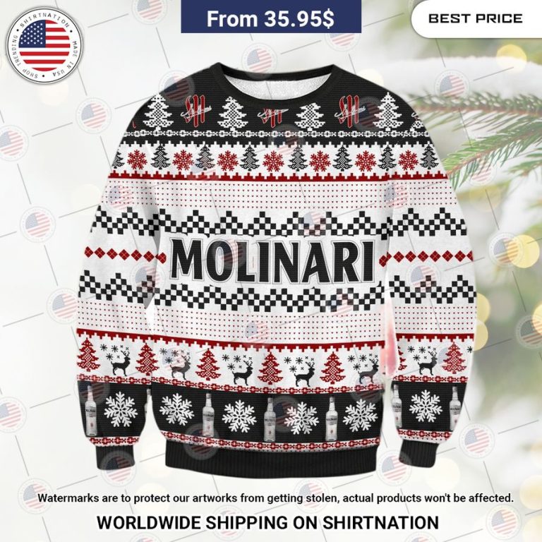 Molinari Ugly Christmas Sweater You look cheerful dear