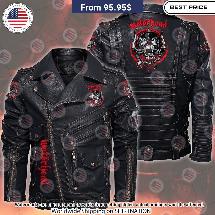 Motorhead Belt Solid Zip Locomotive Leather Jacket This is awesome and unique