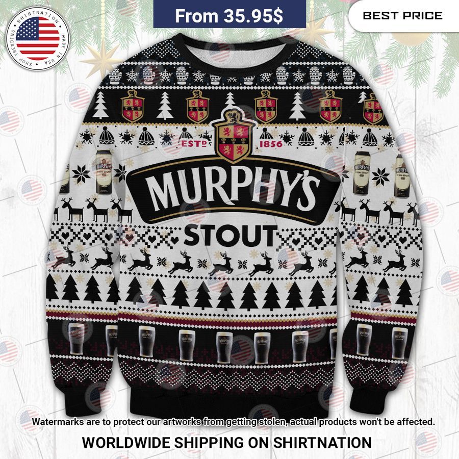 Murphys Beer Christmas Sweater Wow, cute pie