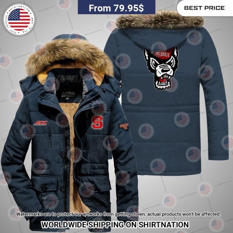 NC State Wolfpack Parka Jacket Nice photo dude