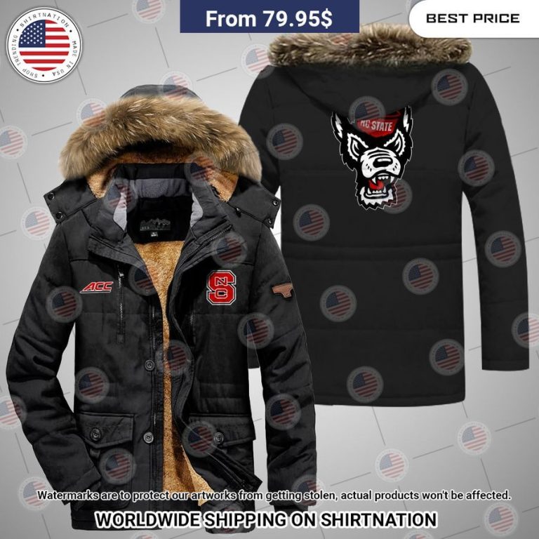 NC State Wolfpack Parka Jacket This is awesome and unique