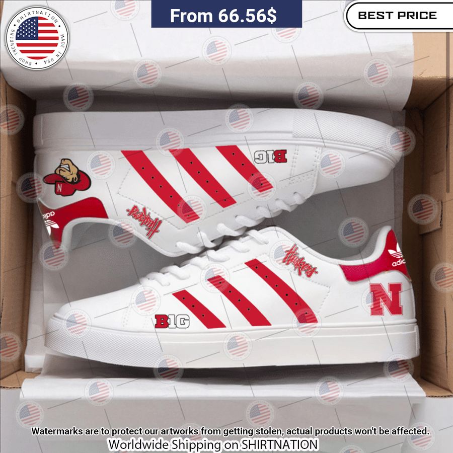 Nebraska Cornhuskers Stan Smith Shoes This is awesome and unique