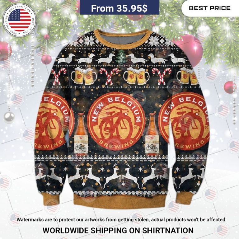 New Belgium Christmas Sweater This is awesome and unique