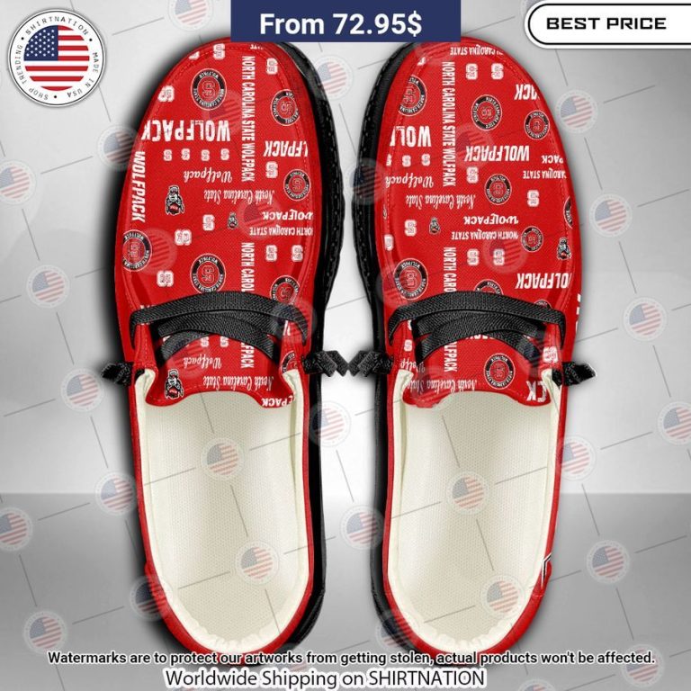 NORTH CAROLINA STATE WOLFPACK Custom Hey Dude Shoes Nice elegant click