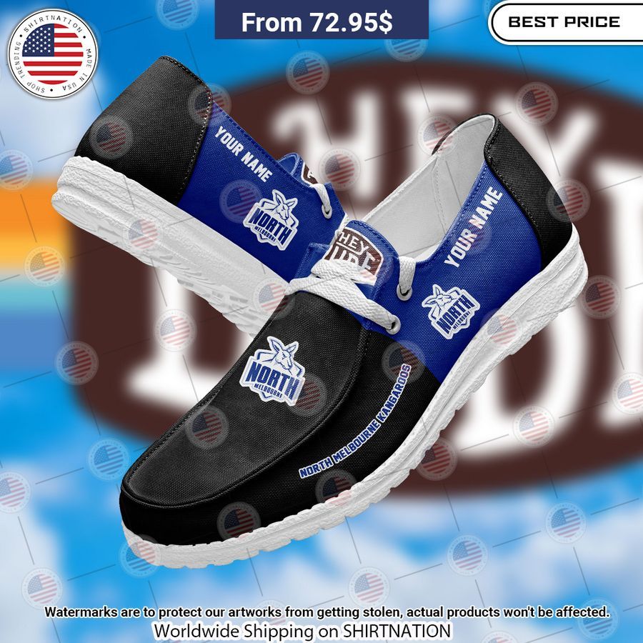 North Melbourne Kangaroos Custom Hey Dude Shoes You tried editing this time?