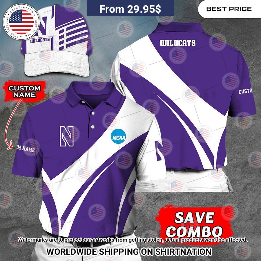 Northwestern Wildcats Custom Polo Shirt Loving click