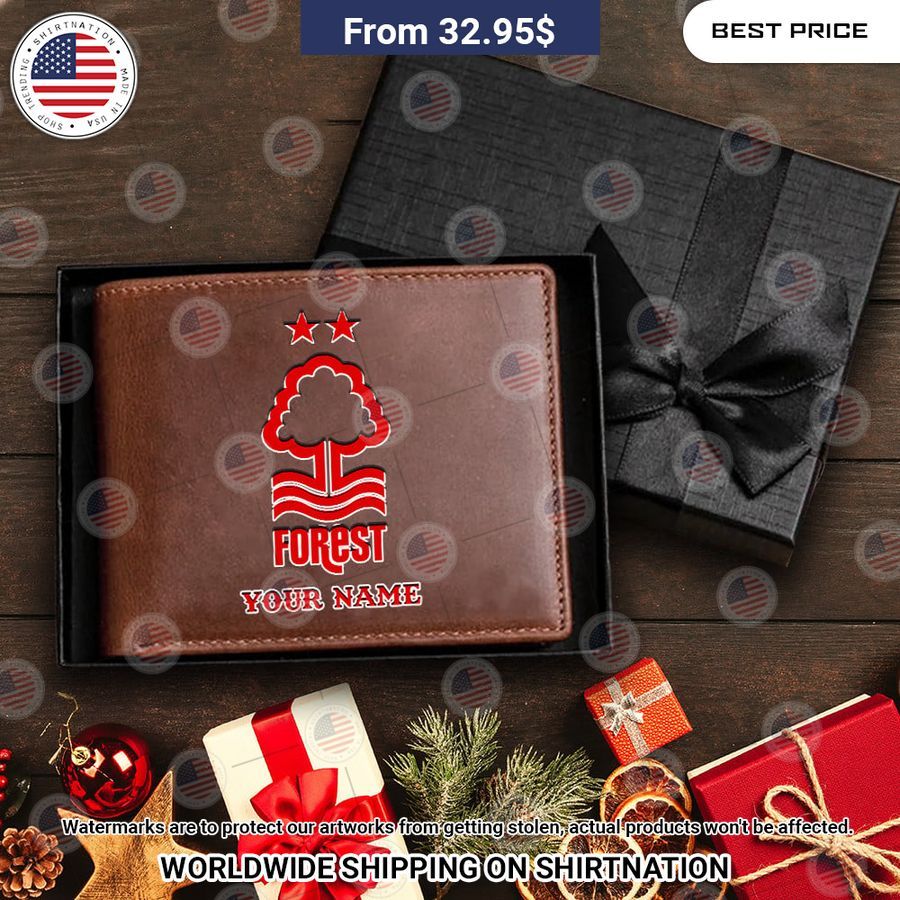 Nottingham Forest Custom Leather Wallet Nice Pic
