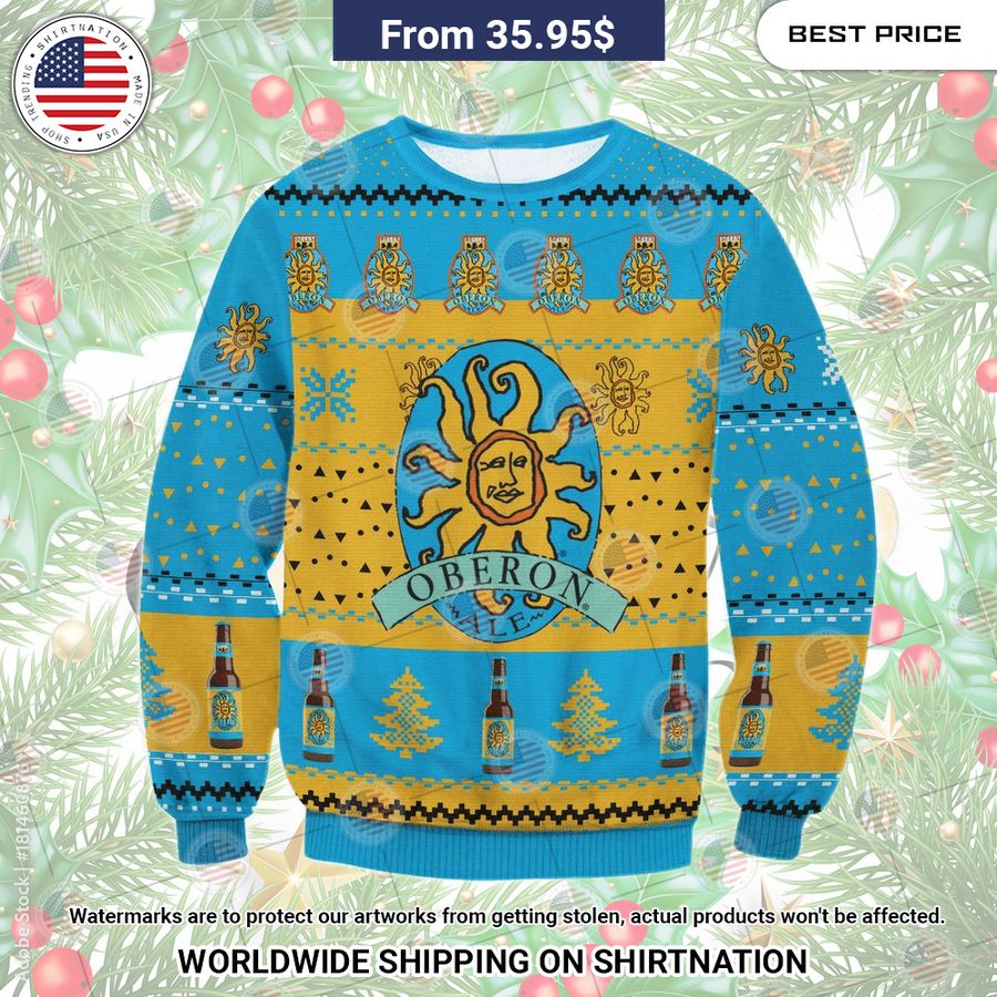 Oberon beer Christmas Sweater Hey! Your profile picture is awesome