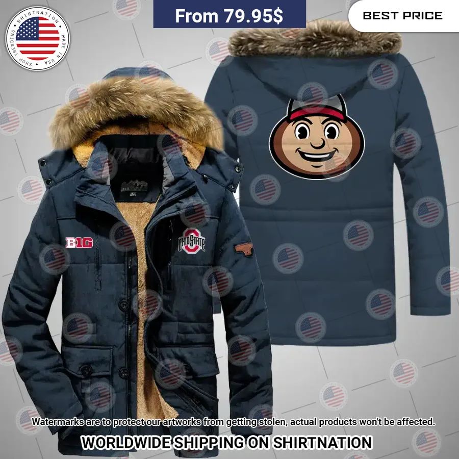 Ohio State Buckeyes Parka Jacket You look different and cute