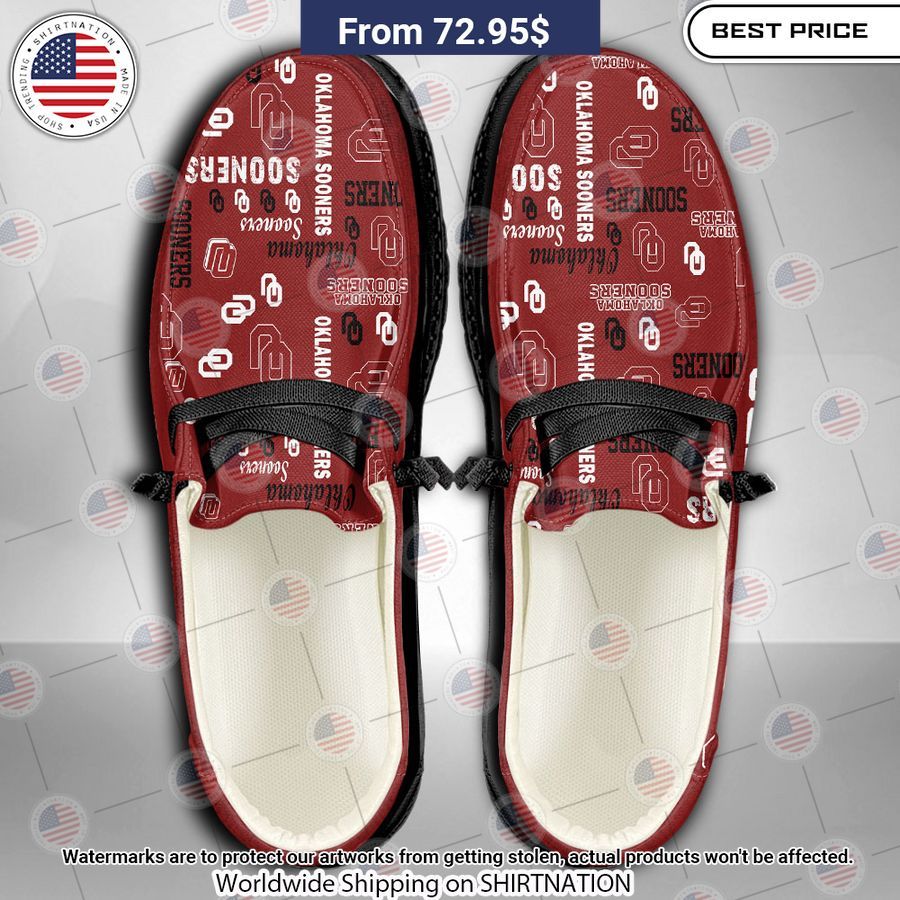 Oklahoma Sooners Custom Hey Dude Shoes Royal Pic of yours