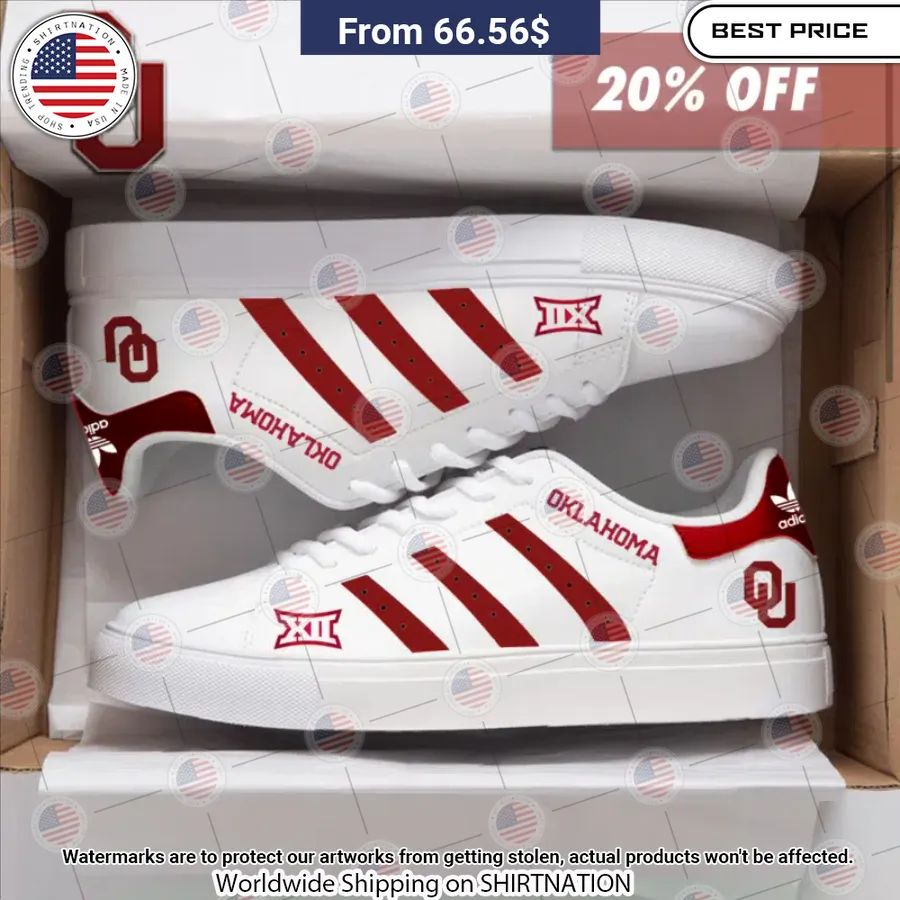 Oklahoma Sooners Stan Smith Shoes My words are less to describe this picture.
