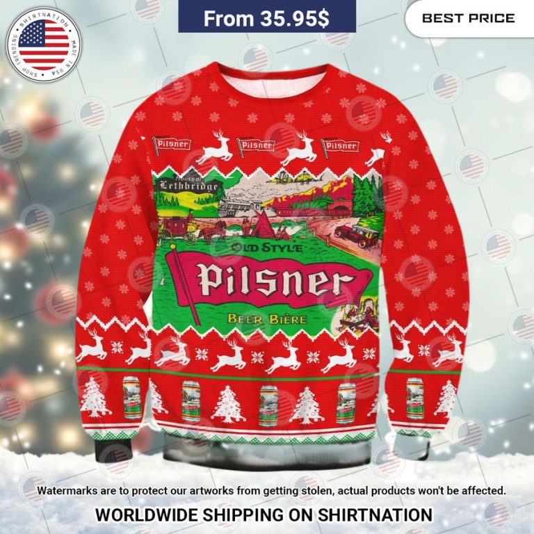 Old Style Pilsner Christmas Sweater This picture is worth a thousand words.