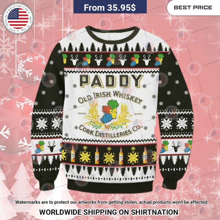 Paddys Irish Whiskey Christmas Sweater She has grown up know