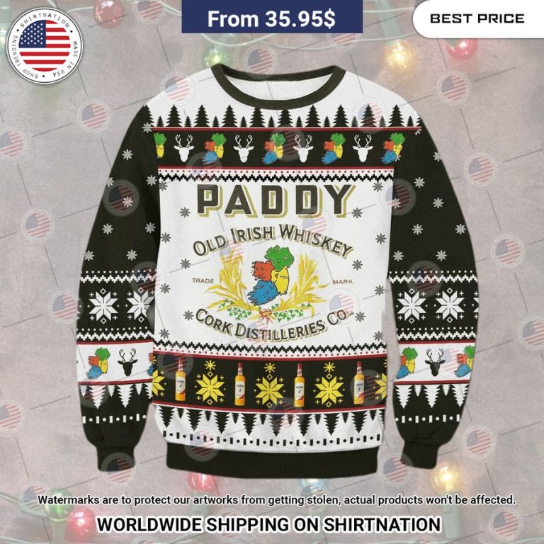 Paddys Irish Whiskey Christmas Sweater Royal Pic of yours