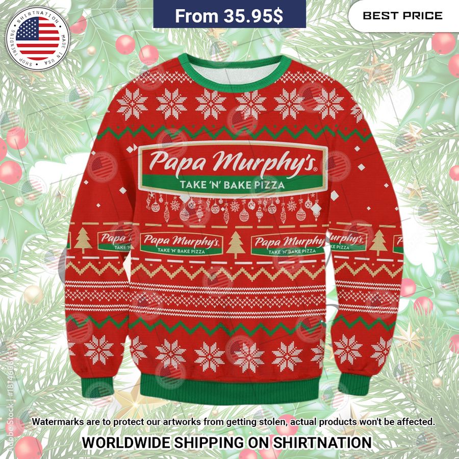 Papa Murphy's Christmas Sweater The power of beauty lies within the soul.