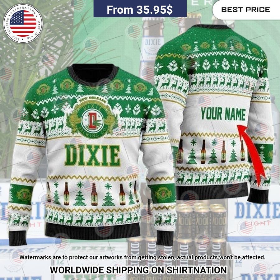 Personalized Dixie Beer Sweater You look handsome bro