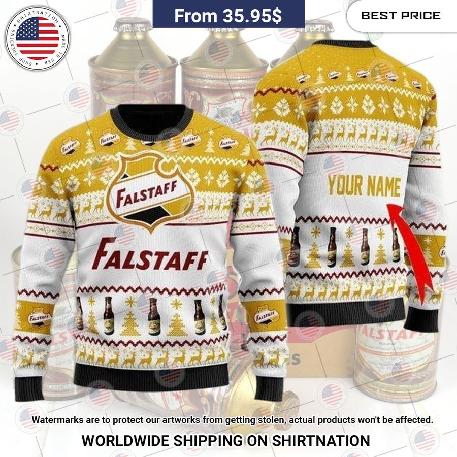 Personalized Falstaff Beer Sweater Beauty queen