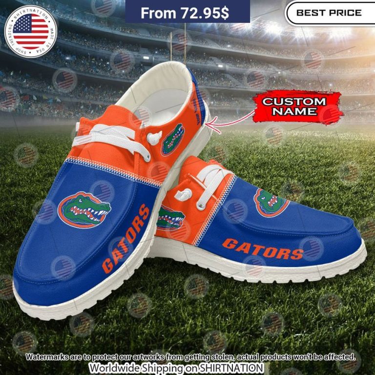 Personalized Florida Gators Hey Dude Shoes Nice shot bro