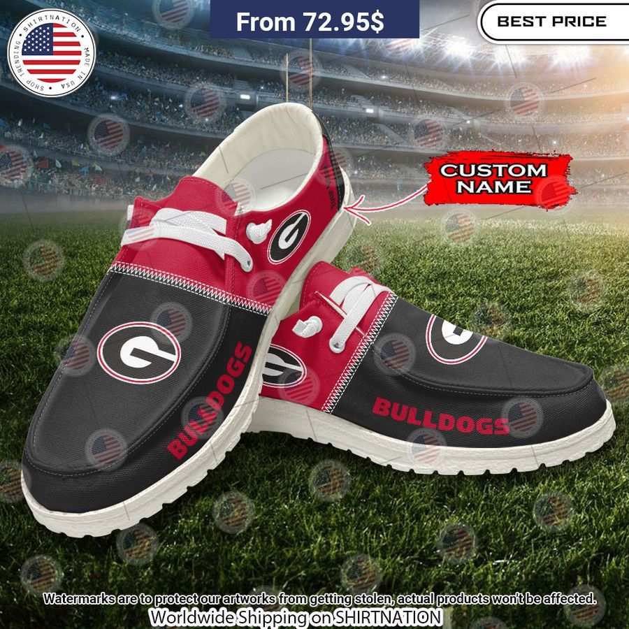 Personalized Georgia Bulldogs Hey Dude Shoes Our hard working soul