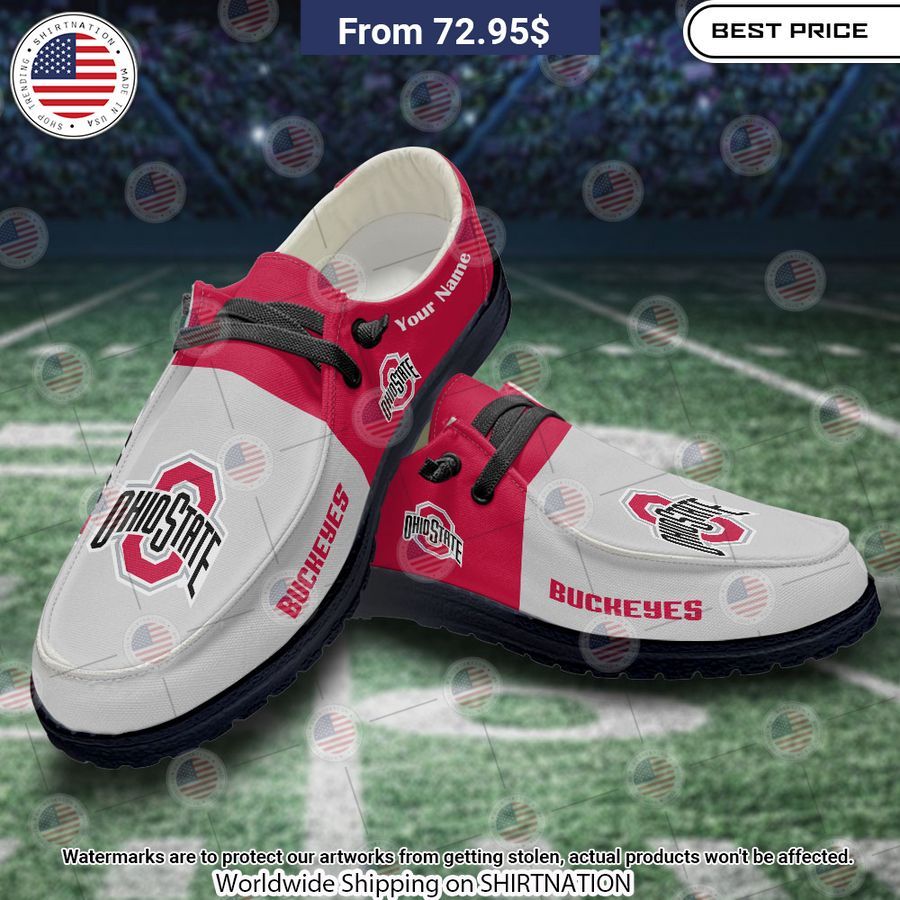 Personalized Ohio State Buckeyes Hey Dude Shoes You tried editing this time?