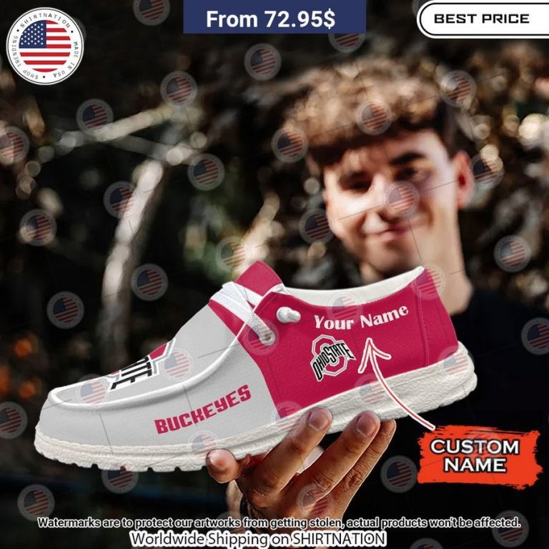 Personalized Ohio State Buckeyes Hey Dude Shoes Out of the world