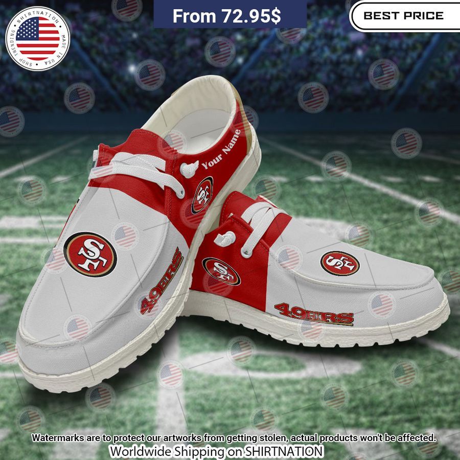 Personalized San Francisco 49ers Hey Dude Shoes Pic of the century