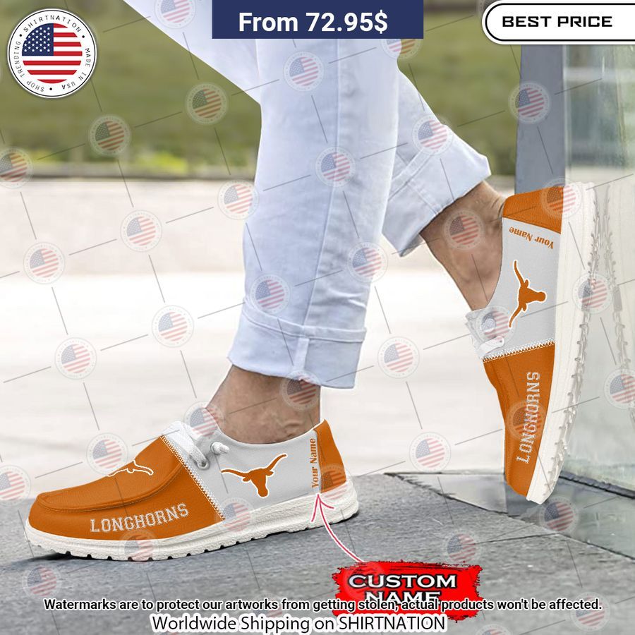 Personalized Texas Longhorns Hey Dude Shoes Out of the world