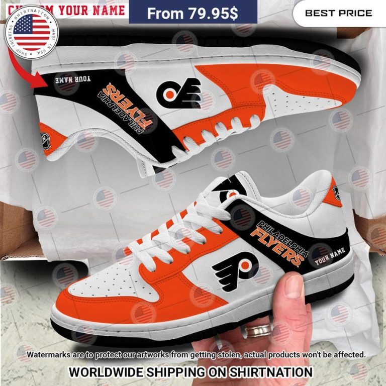 Philadelphia Flyers Custom Nike dunk low Awesome Pic guys