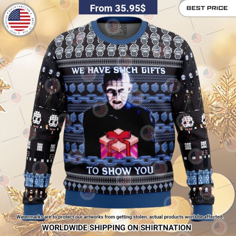 Pinhead Hellraiser Christmas Sweater Best picture ever