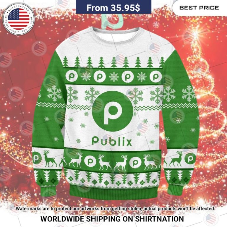 Publix Ugly Christmas Sweater Heroine