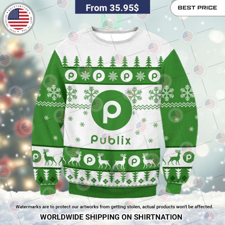 Publix Ugly Christmas Sweater Oh my God you have put on so much!