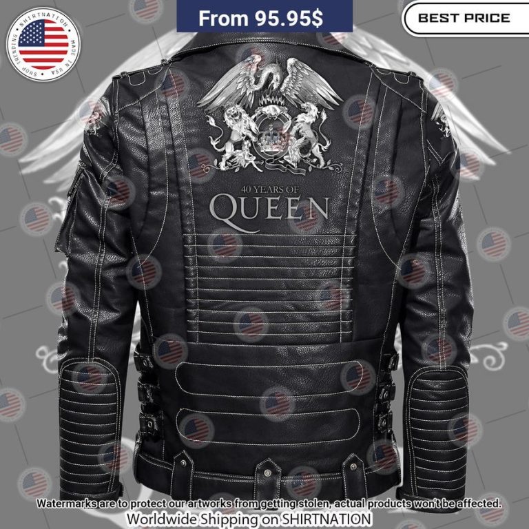 Queen 40 Years Belt Solid Zip Locomotive Leather Jacket Loving, dare I say?