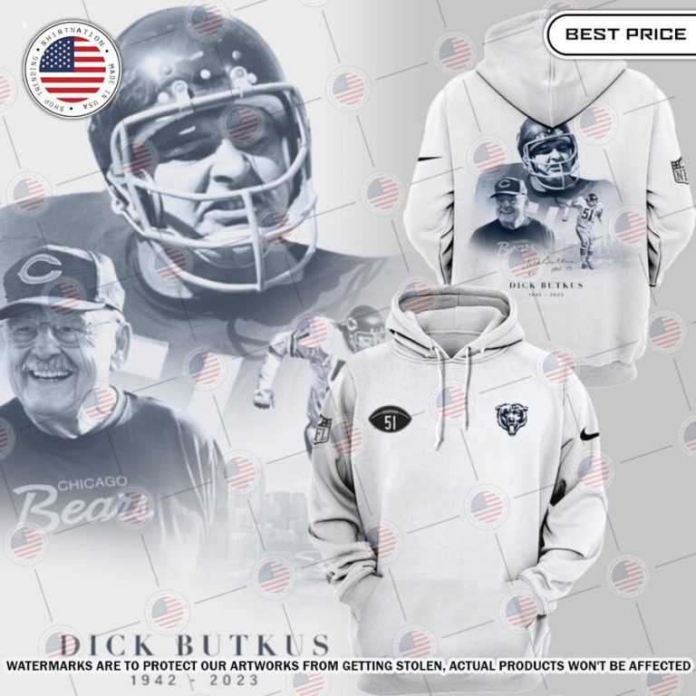 R.I.P Dick Butkus Chicago Bears Hoodie Beauty queen