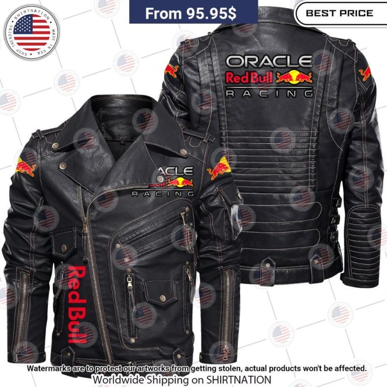 Red Bull Belt Solid Zip Locomotive Leather Jacket Loving, dare I say?