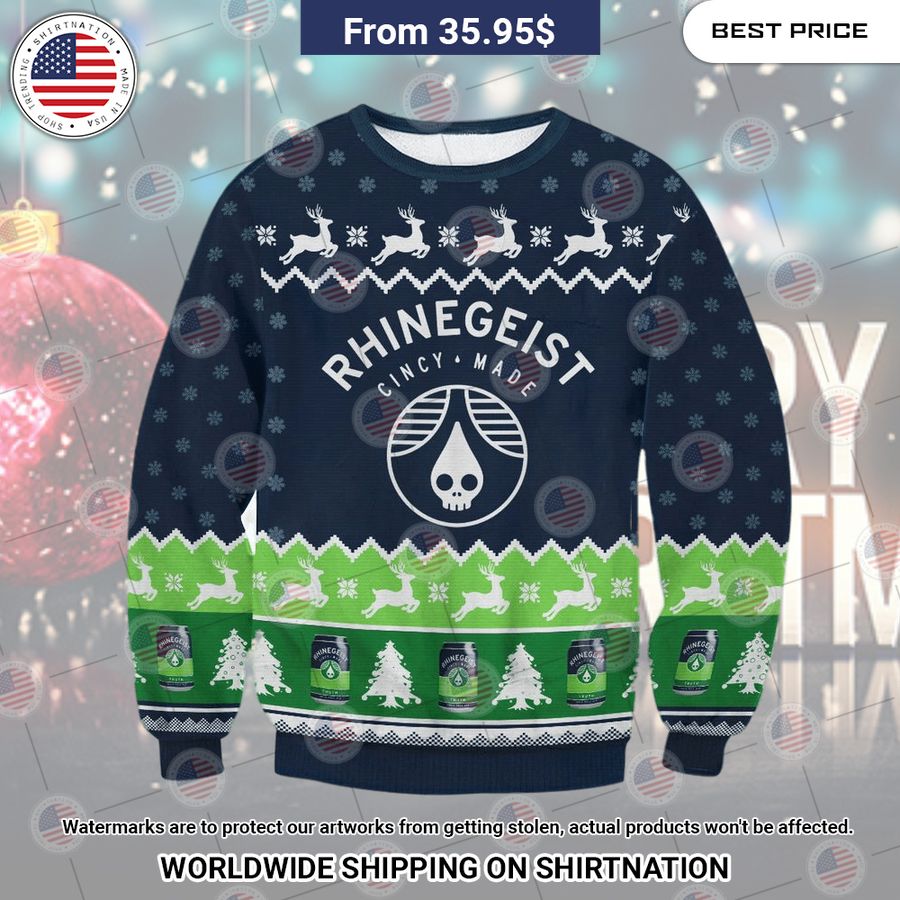 Rhinegeist Truth Christmas Sweater You tried editing this time?