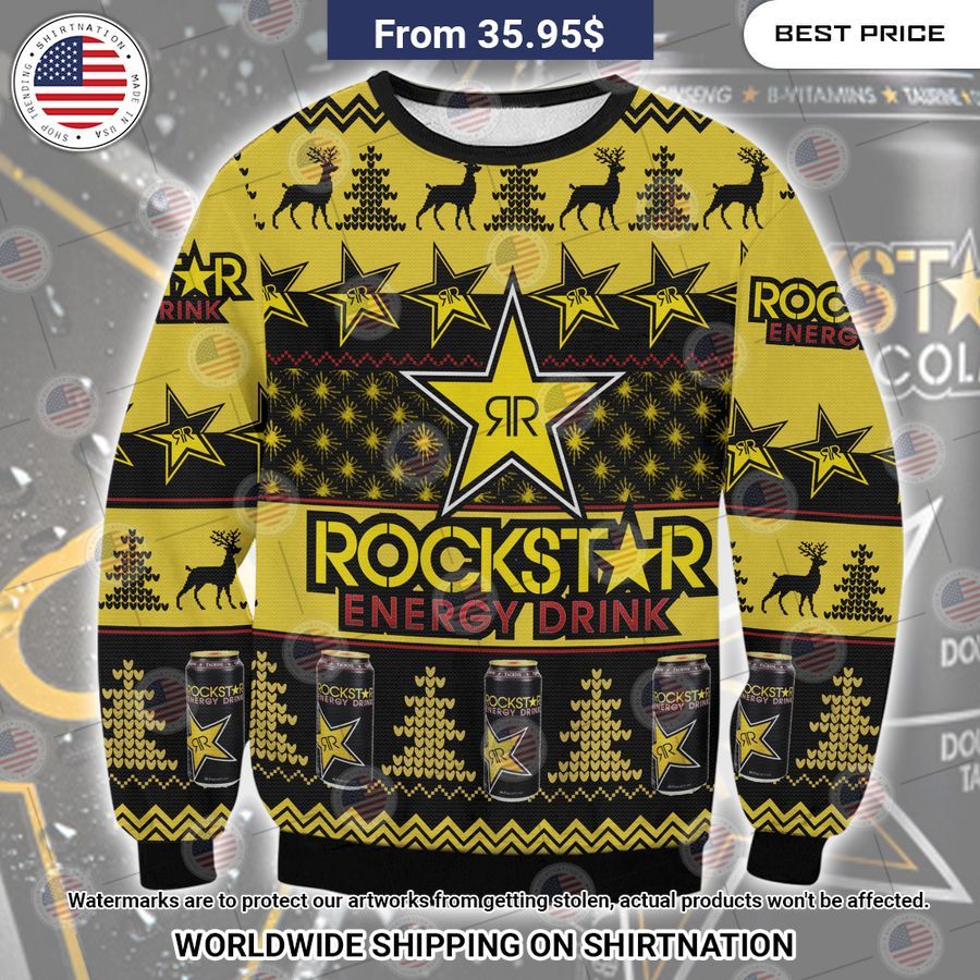 Rockstar Energy Drink Sweater You tried editing this time?