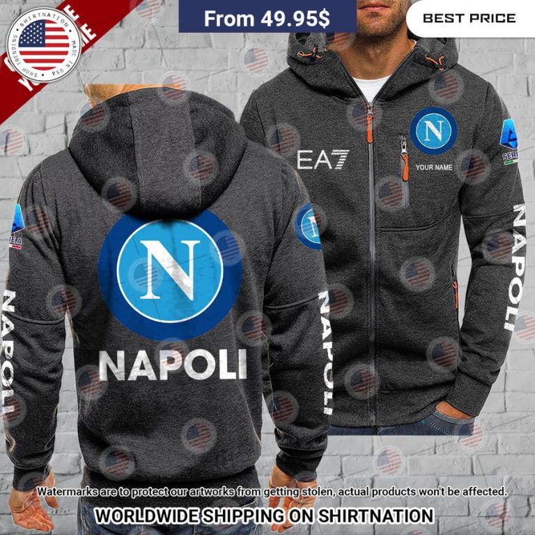 S.S.C. Napoli Custom Chest Pocket Hoodie Amazing Pic