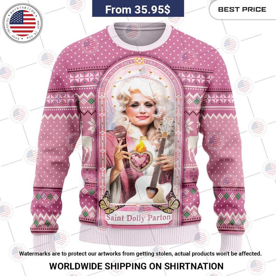 Saint Dolly Parton Celebrity Sweater Have you joined a gymnasium?