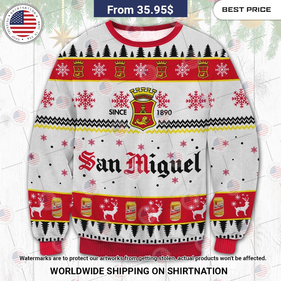 San Miguel Christmas Sweater Heroine