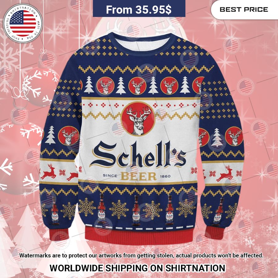 Schell's Beer Christmas Sweater Hey! Your profile picture is awesome