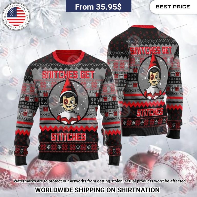 SNITCHES GET STITCHES Christmas Sweater Have you joined a gymnasium?