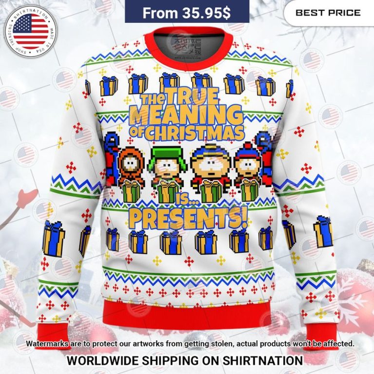 South Park Presents Christmas Sweater Sizzling