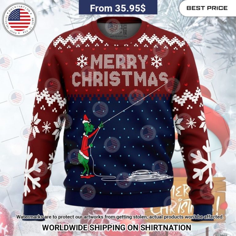 Stealing Christmas Dr. Seuss Grinch Christmas Sweater Natural and awesome