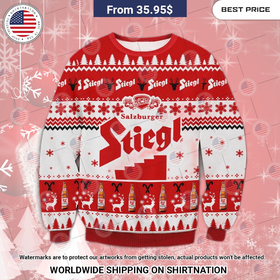 Stiegl Beer Christmas Sweater This is awesome and unique