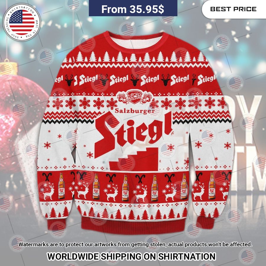 Stiegl Beer Christmas Sweater My words are less to describe this picture.