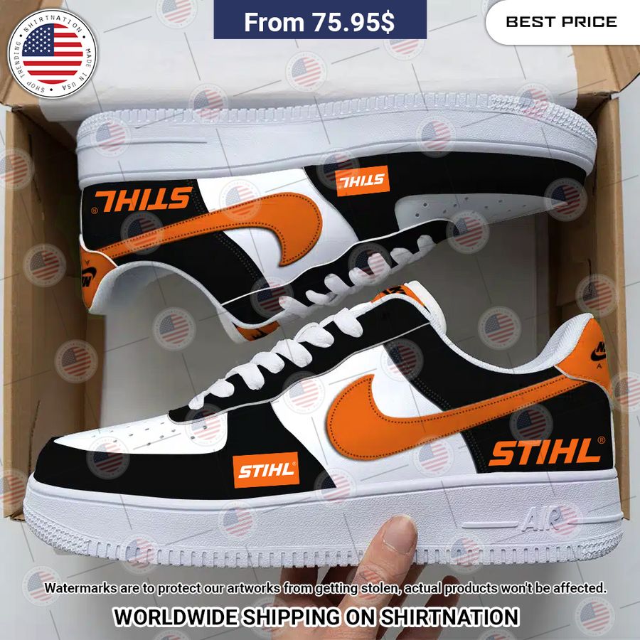 STIHL Nike Air Force Sneakers The power of beauty lies within the soul.
